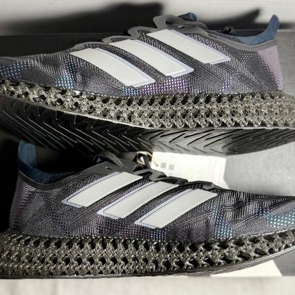 adidas 4DFWD 4 Running Core Black Iron Metallic Grey JI1452 Men’s US 13 New - Picture 7 of 11